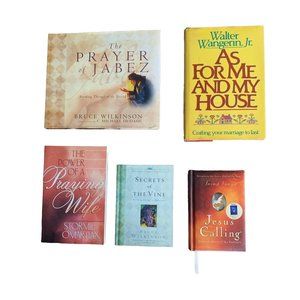 Lot of 5 Spiritual Books Christian Worship Marriage Devotions Religion